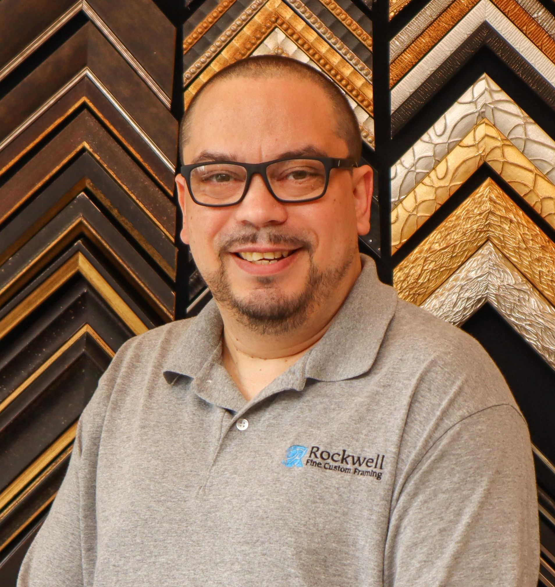 Miguel Alicea, Wilton Manager of Rockwell Fine Custom Framing